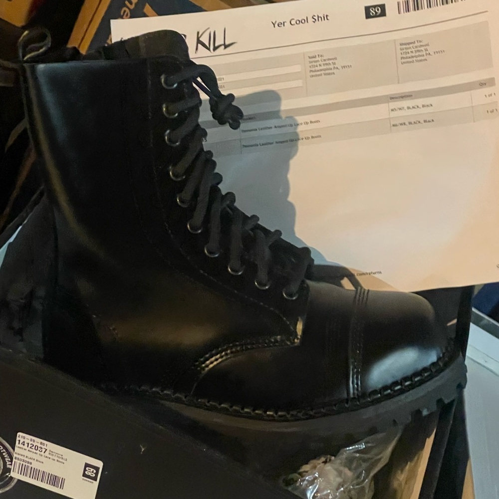 Brand New Dolls kills Boots… never worn before!!